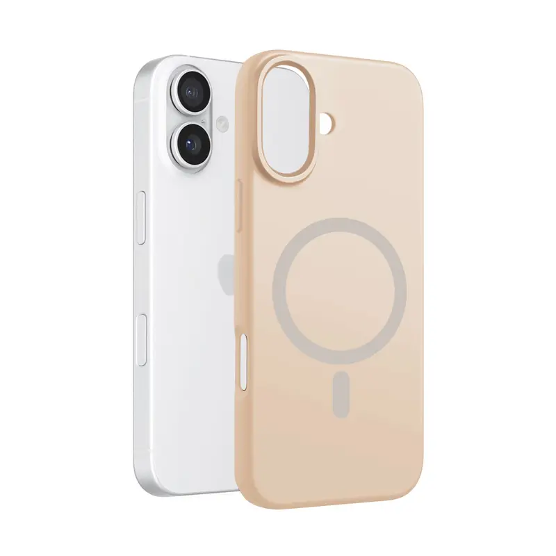 Coque Infinity MagSafe Beige pour iPhone 16