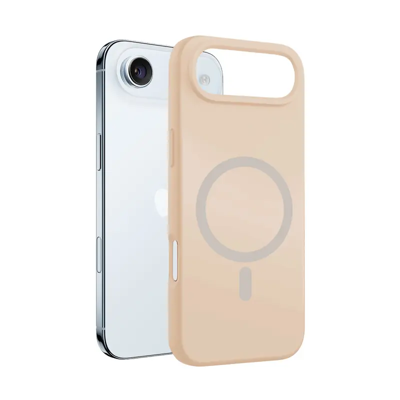 Coque Infinity MagSafe Beige pour iPhone 16e