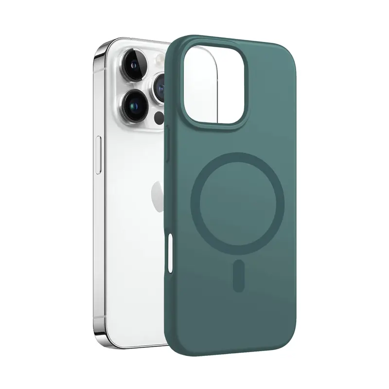 Coque Infinity MagSafe Vert Foncé pour iPhone 16 Pro