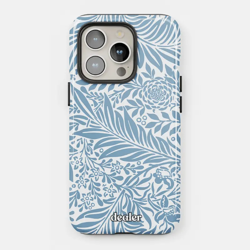Coque Premium Fleur bleue