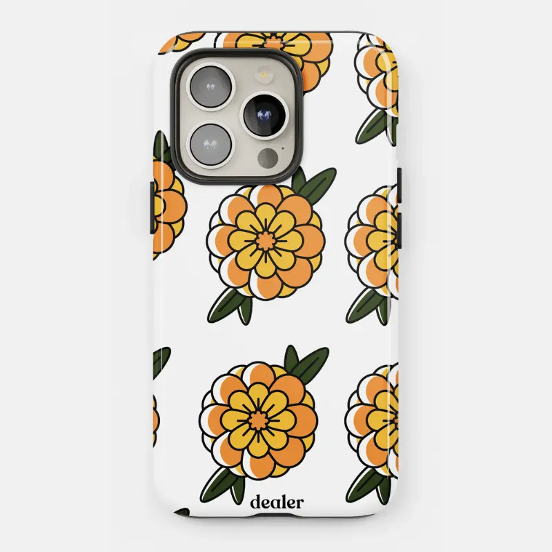Coque Premium Fleurs Art Déco