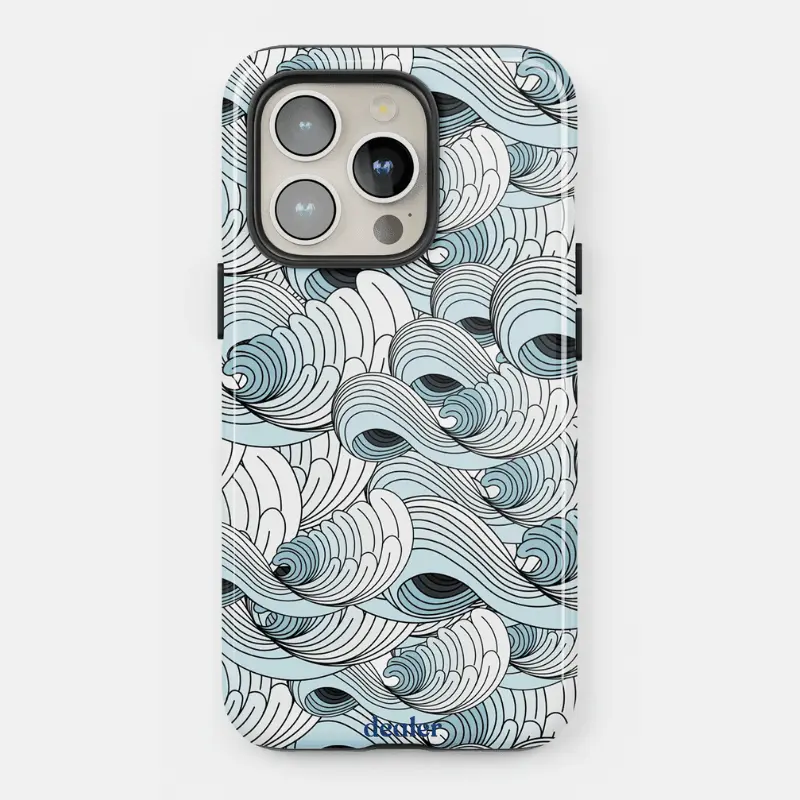 Coque Premium Vagues abstraites