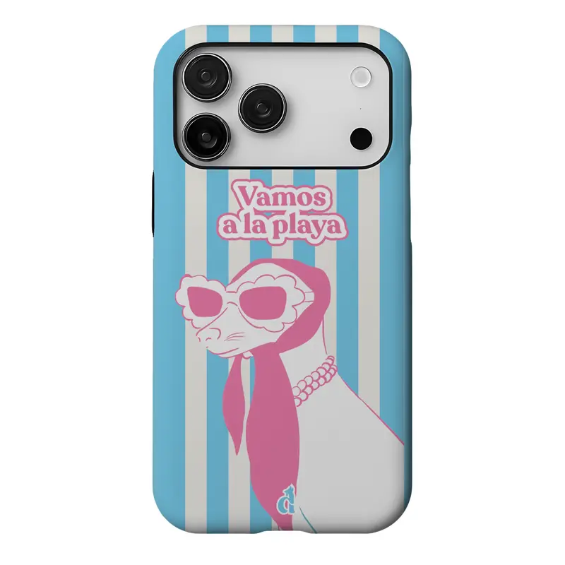 Coque Premium Vamos a la playa - Bleue