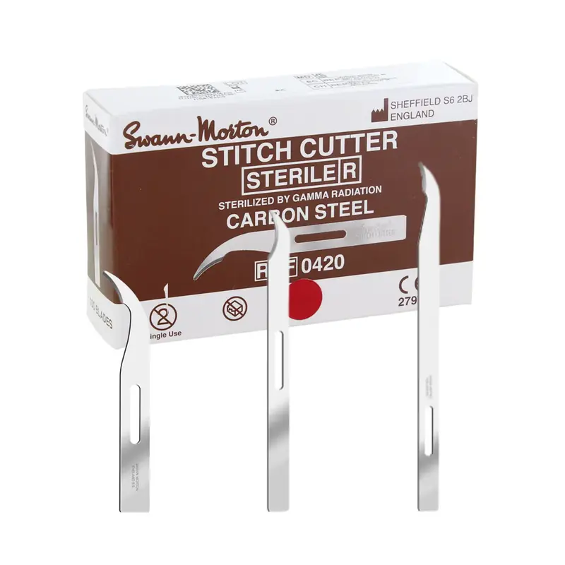 Coupe fils sans manches - stériles - Boîte de 100 - Plusieurs formats - Swann-Morton