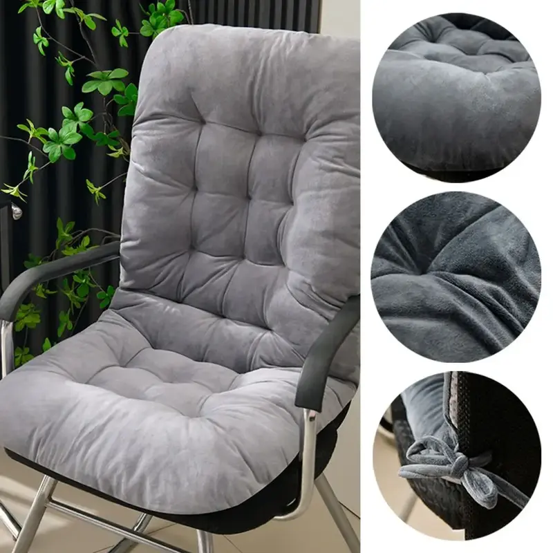 Coussin de Chaise Épais 2 en 1 – 45x93 cm Lavable