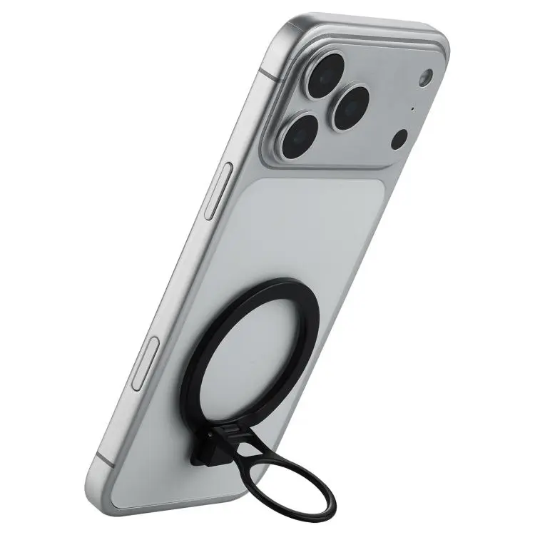 CPS-063 Magnetic Foldable Ring Phone Holder(Black)