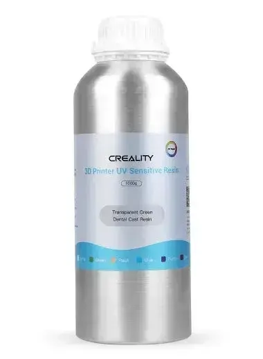 CREALITY LCD DENTAL CAST RESIN - TRANSPARENT GREEN - 1KG