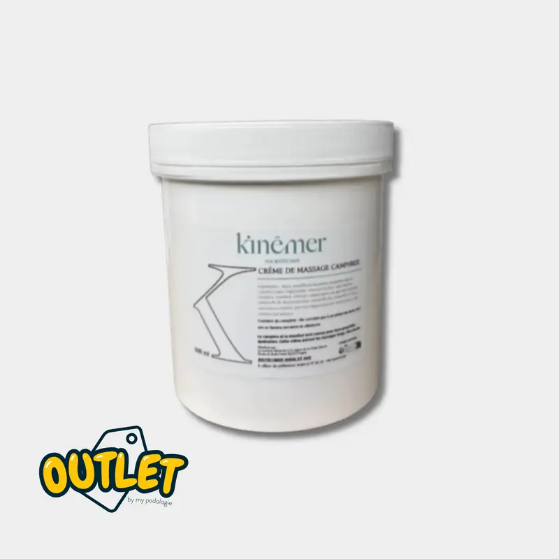 Crème Massage Camphrée - 500 ml - Kinémer - Biotecmer // Destockage