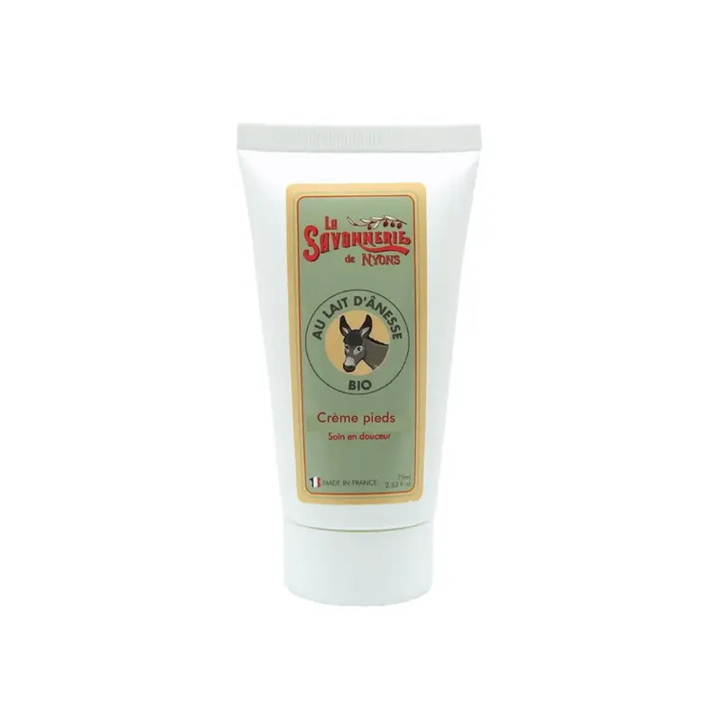 Crème Pieds Au Lait D'ânesse BIO - 75 ml - La savonnerie de Nyons
