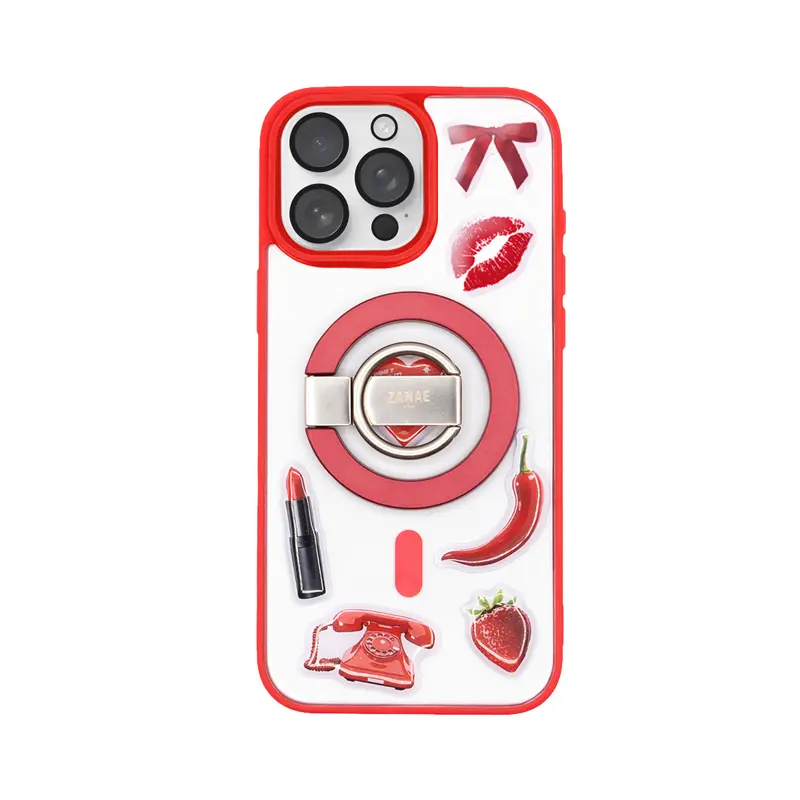 Crimson Gossip 💋 - Look Complet pour iPhone 16 Pro