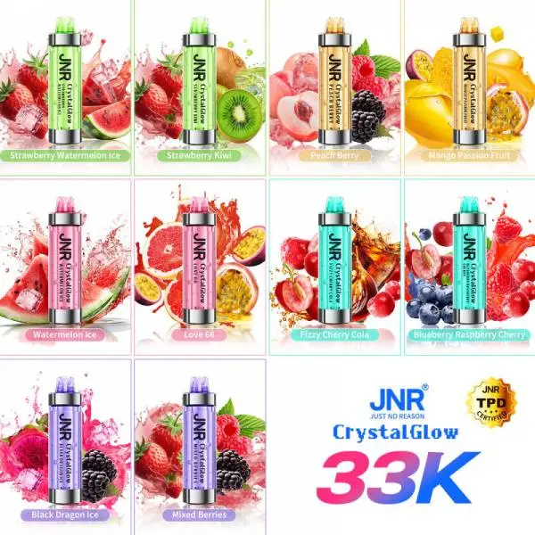 Crystal Glow 33000 Puffs 20mg - JNR