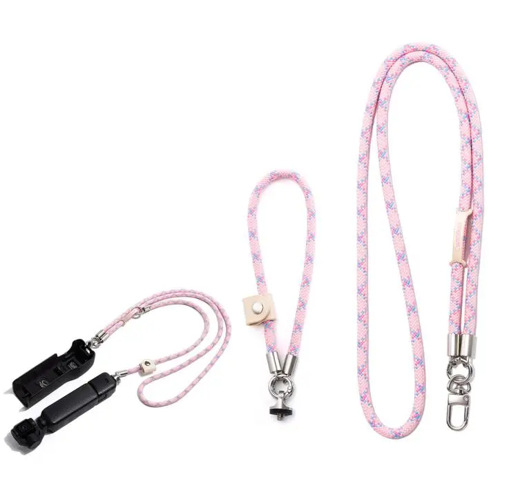 Cwatcun D232 Camera Lanyard 2 In 1 Crossbody Neck Strap Adjustable Wrist Rope With 1/4 Screw Quick Release Clasp, Color
