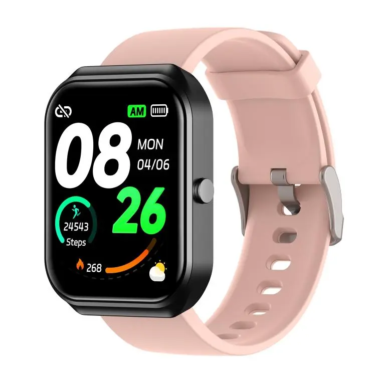 CX2 1.95 inch TFT Color Screen BT Calling Smart Watch, Support Health Monitoring(Pink)
