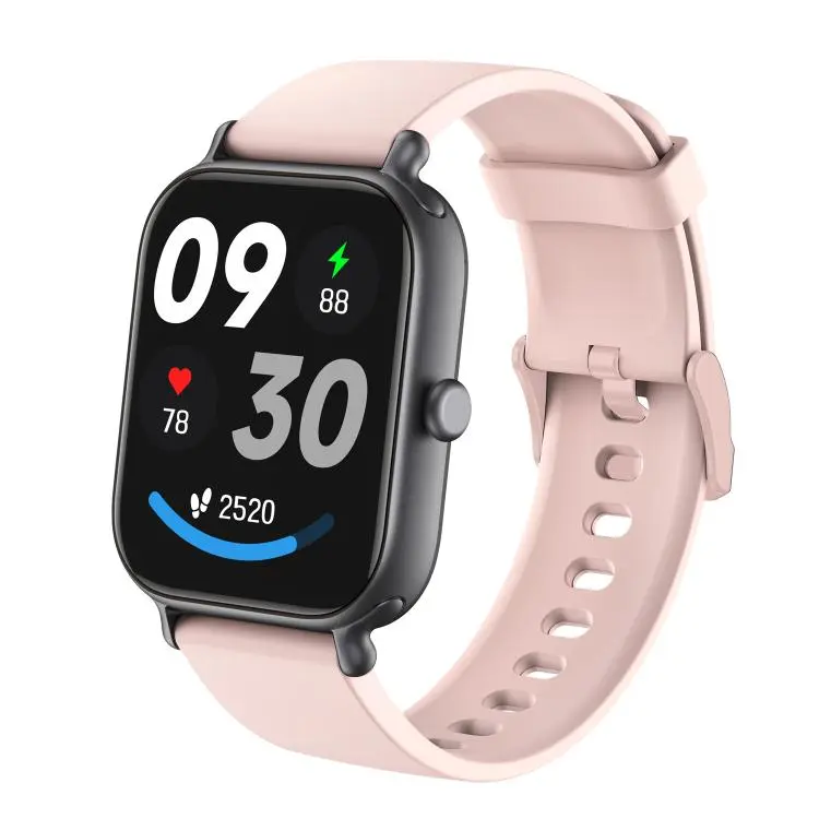 CX3 1.95 inch TFT Color Screen All Metal BT Calling Smart Watch, Support Health Monitoring(Black Pink)