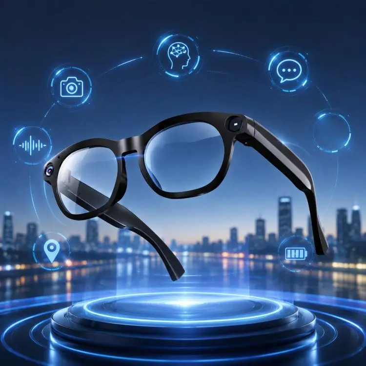 CY03 Smart AI Glasses with 8MP HD Camera, Video Recording WiFi Transmission, Al Smart Voice Assistant, Type