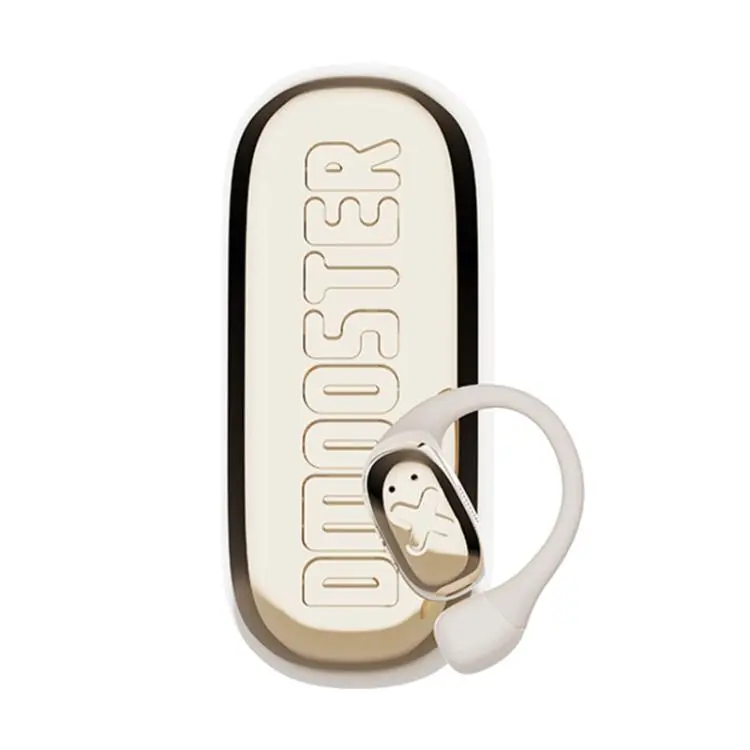 D MOOSTER D55 Pro OWS Ear-Mounted ENC Noise Reduction Wireless Bluetooth Earphones(Gold White)