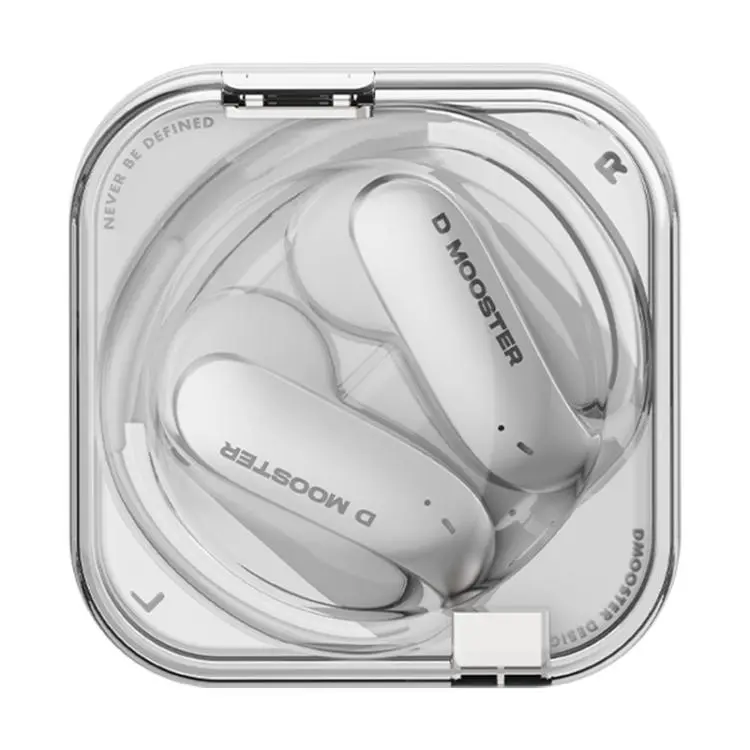 D MOOSTER D78 Magnetic Lightweight Wireless Bluetooth Earphones(White)