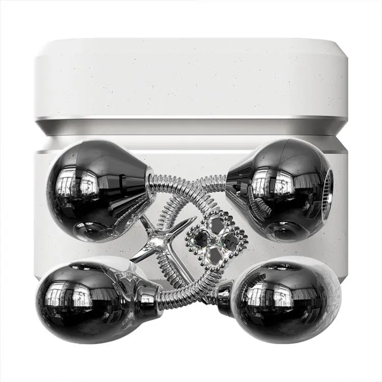 D MOOSTER D96 OWS Spring Earclip Design ENC Bluetooth Earphones(White)