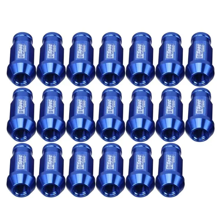 D1SPEC 20pcs /Set M12 X 1.5 Racing Wheel Nut(Blue)