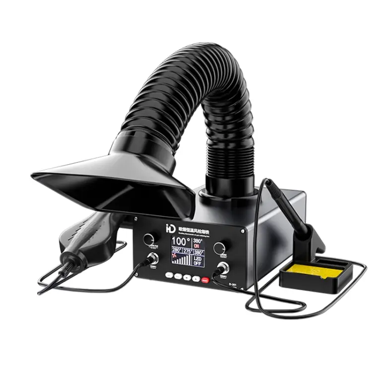 D301 Multifunctional Intelligent Smoking Constant Temperature Soldering Disassembly Rework Station(EU Plug)