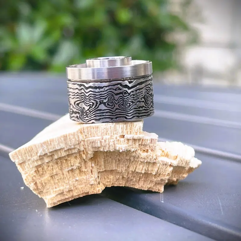 Damas Wood Antiquity V2 Cap Titanium #ANTV2 030