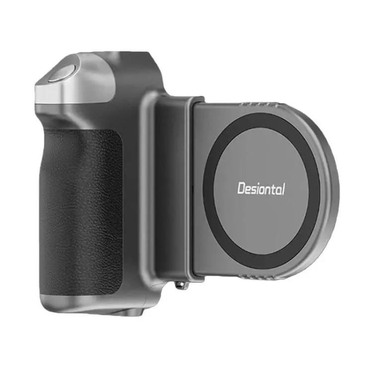 Desiontal GP-06 Magnetic Retractable Phone Shooting Grip Stabilizer Handle For Live Stream & Outdoor Selfie(Grey)