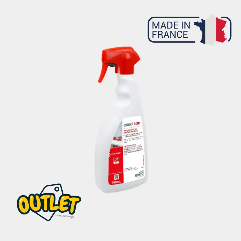 Détartrant désinfectant sanitaires - Exeol San - Spray de 750 ml - Sodel // Date dépassée