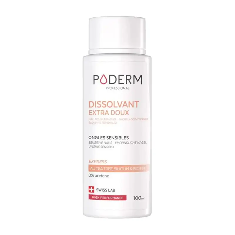 Dissolvant Extra Doux - Sans acétone - Poderm