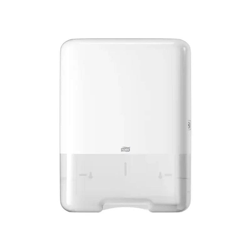 Distributeur blanc d'essuie-mains papier - Système H3 - Pliage C/Z - Tork