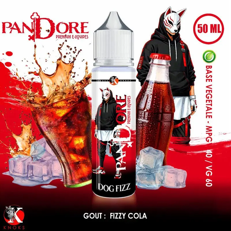 Dog Fizz 50ml Pandore - Knoks - Cola Pétillant Extra Frais 0mg