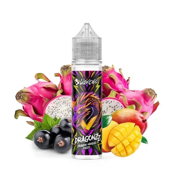 Dragon Mangue Cassis 50ml Dragonzz - Liquideo - Pitaya Mangue Cassis 0mg