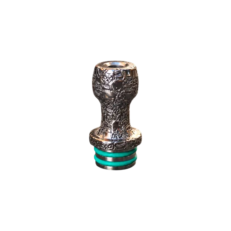 Drip Tip 510 FORMA NOVA - SILVER BART SKULLS #11