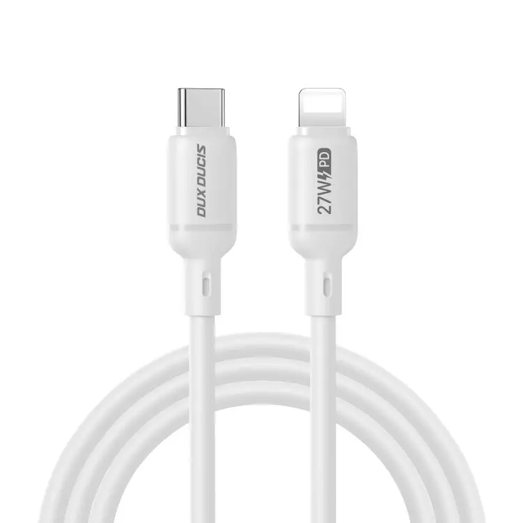 DUX DUCIS SILI Series 27W Type-C to 8 Pin Silicone Data Cable, Length