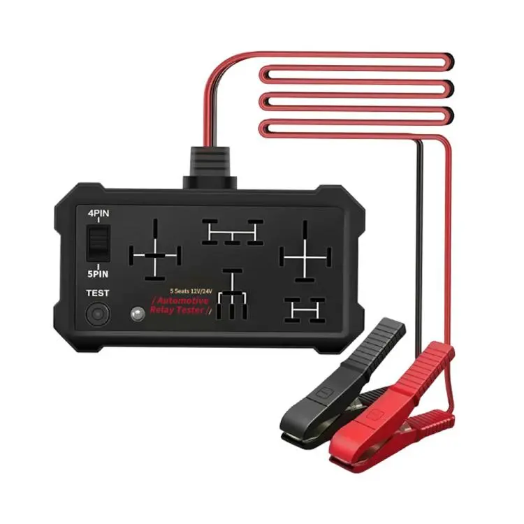 DW950 12V/24V Universal Automotive Relay Tester(Black)