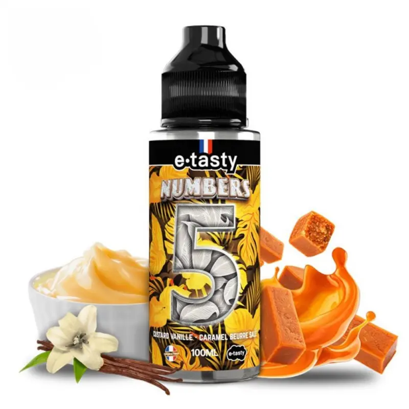 E-liquide Cinq 100/120ml – Numbers – E.Tasty
