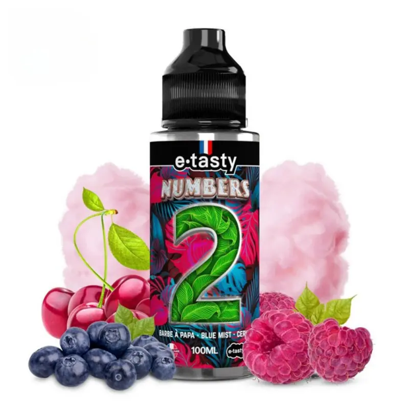 E-liquide Deux 100/120ml – Numbers – E.Tasty