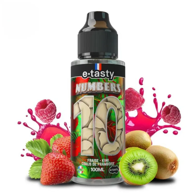 E-liquide Dix 100/120ml – Numbers – E.Tasty