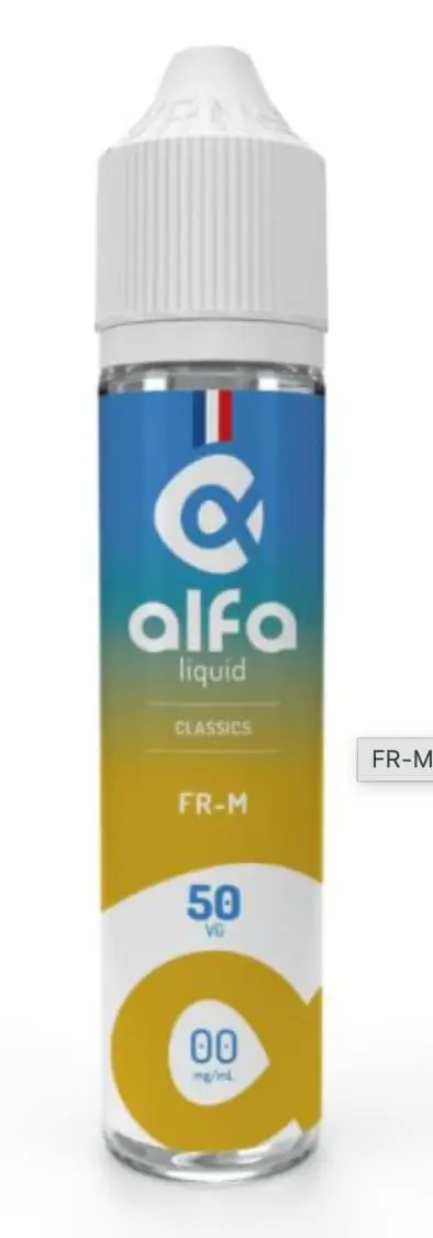 E-liquide FR-M Alfaliquid – tabac blond – 50 mL