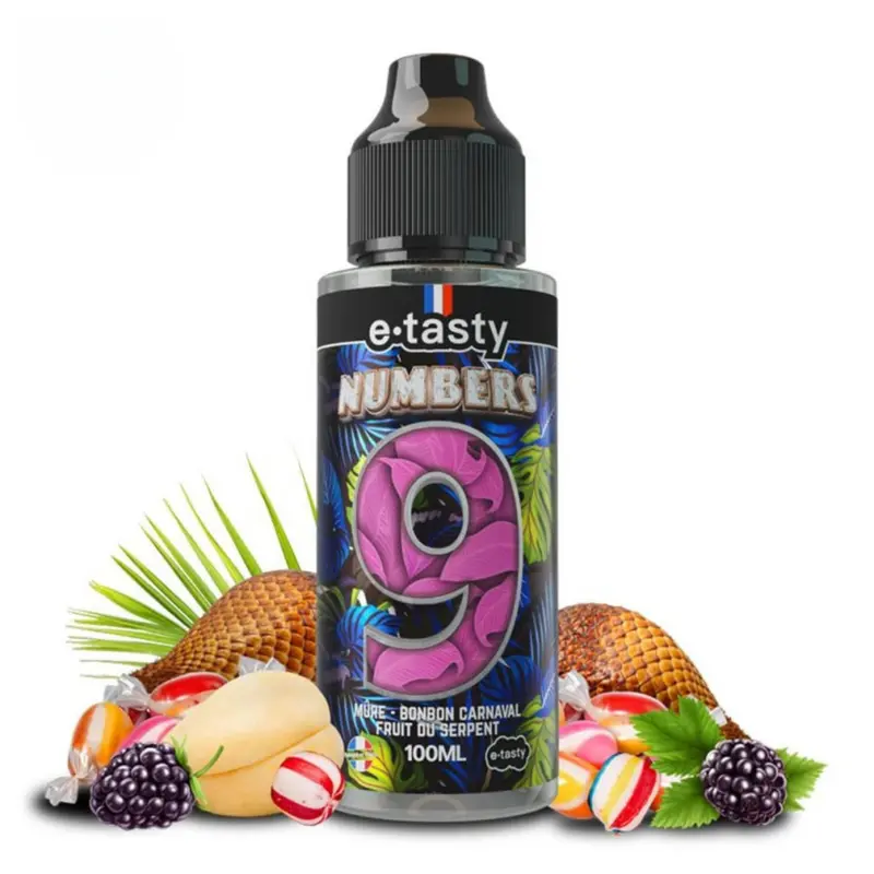 E-liquide Neuf 100/120ml – Numbers – E.Tasty