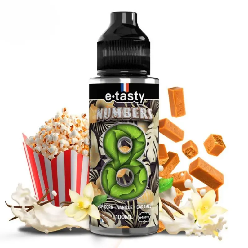 E-liquide Numbers Huit 100/120ml - E.Tasty