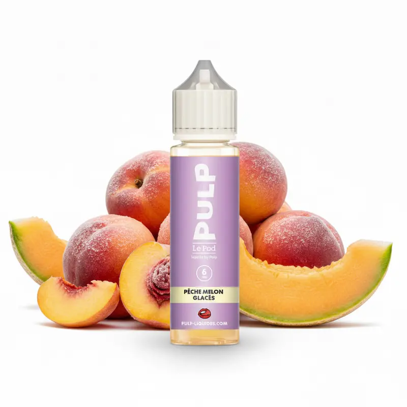 E-liquide Pêche Melon Glacés 60ml - Le Pod Liquide by Pulp