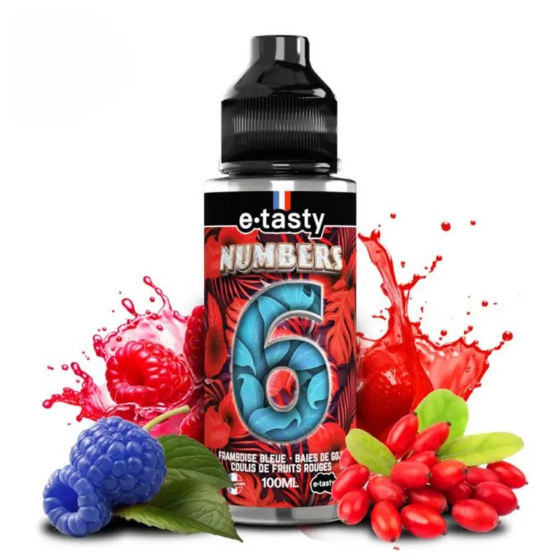 E-liquide Six 100/120ml – Numbers – E.Tasty