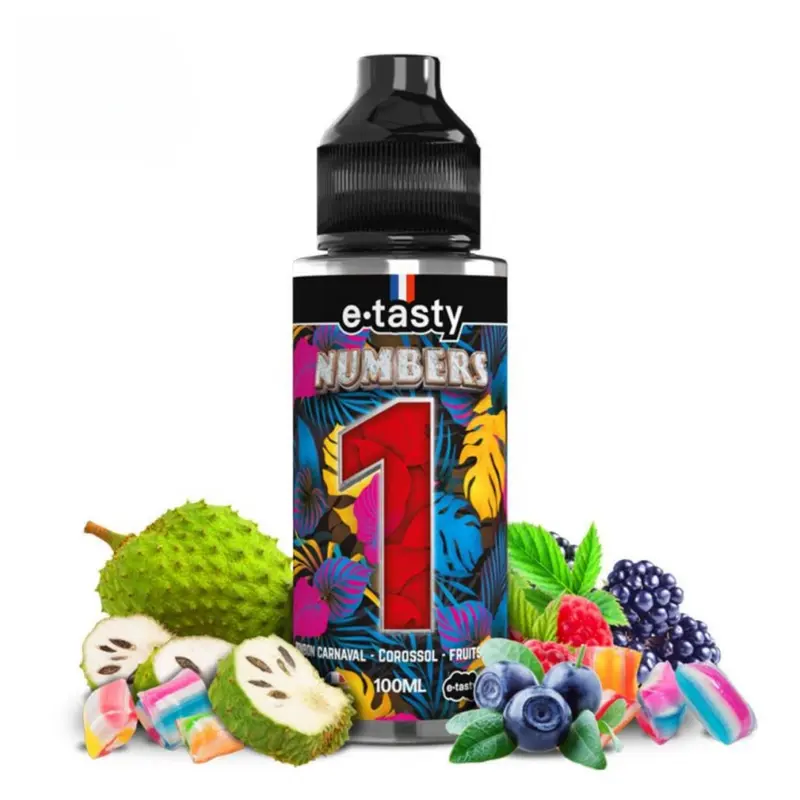 E-liquide Un 100/120ml – Numbers – E.Tasty