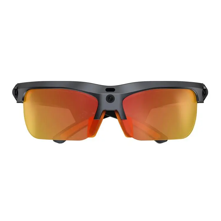E08 13MP 1080P 30FPS AI Cycling Smart Glasses with Voice / Calling(Black)