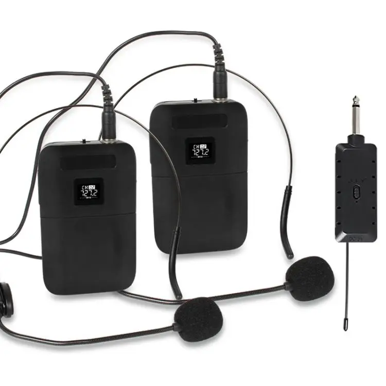 E8 1 to 2 VHF Wireless Dual-Channel Microphone, Style