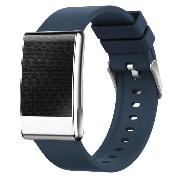 E900 Screenless BT Smart Bracelet Silicone Strap, Support ECG Heart Health Analysis / Health Monitoring(Blue)