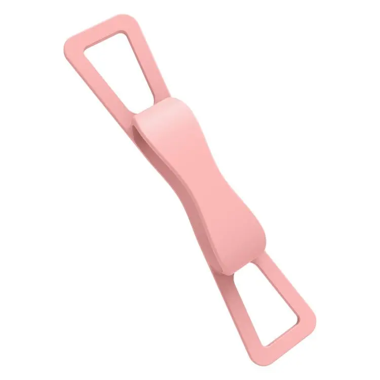 Elastic Silicone Hand Strap Grip Holder for 4.7-8 inch Tablet(Pink)