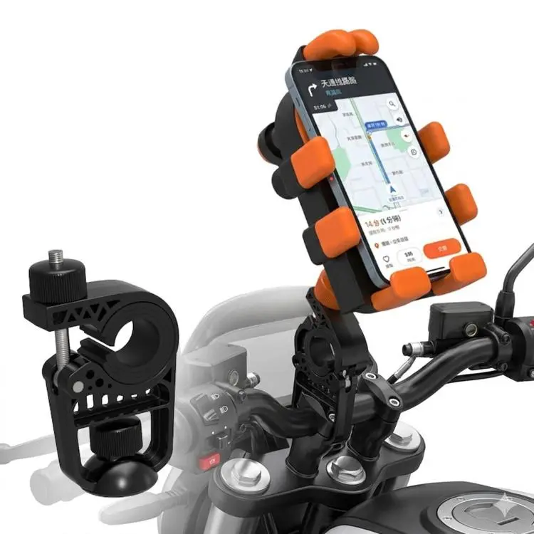 Electric Motorcycle Eight-Armed Fixation Shockproof Phone Mount, Color