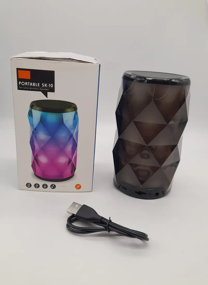 Enceinte bluetooth lumineuse + radio