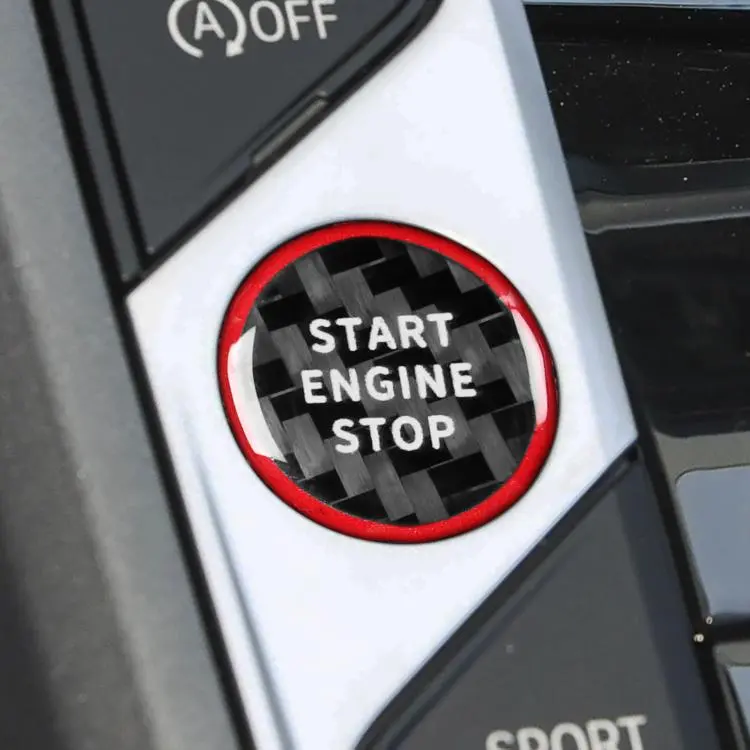 Engine Start Key Push Button Sticker For BMW G Chassis Models, Color